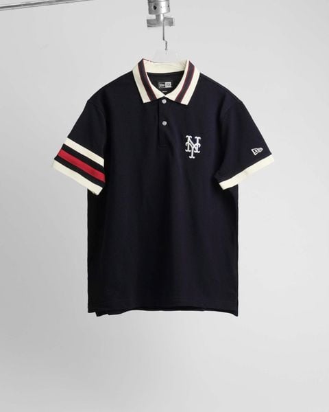  Polo Ny Navy Tay Viền Hàng Chính Hãng 