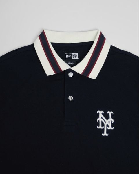  Polo Ny Navy Tay Viền Hàng Chính Hãng 