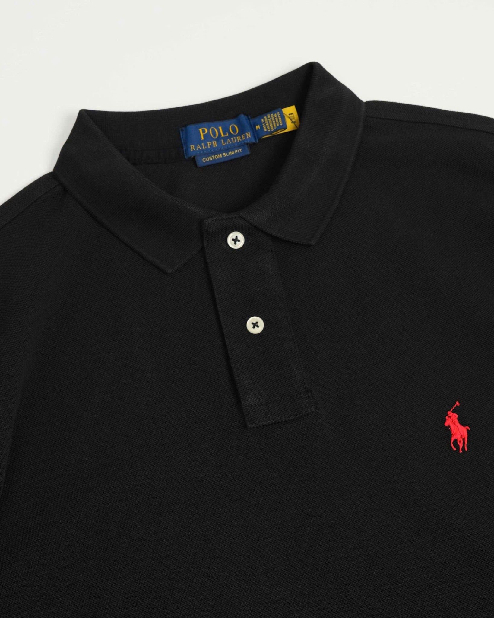  Polo Ralph Lauren Màu Đen Custome Slim Fit 
