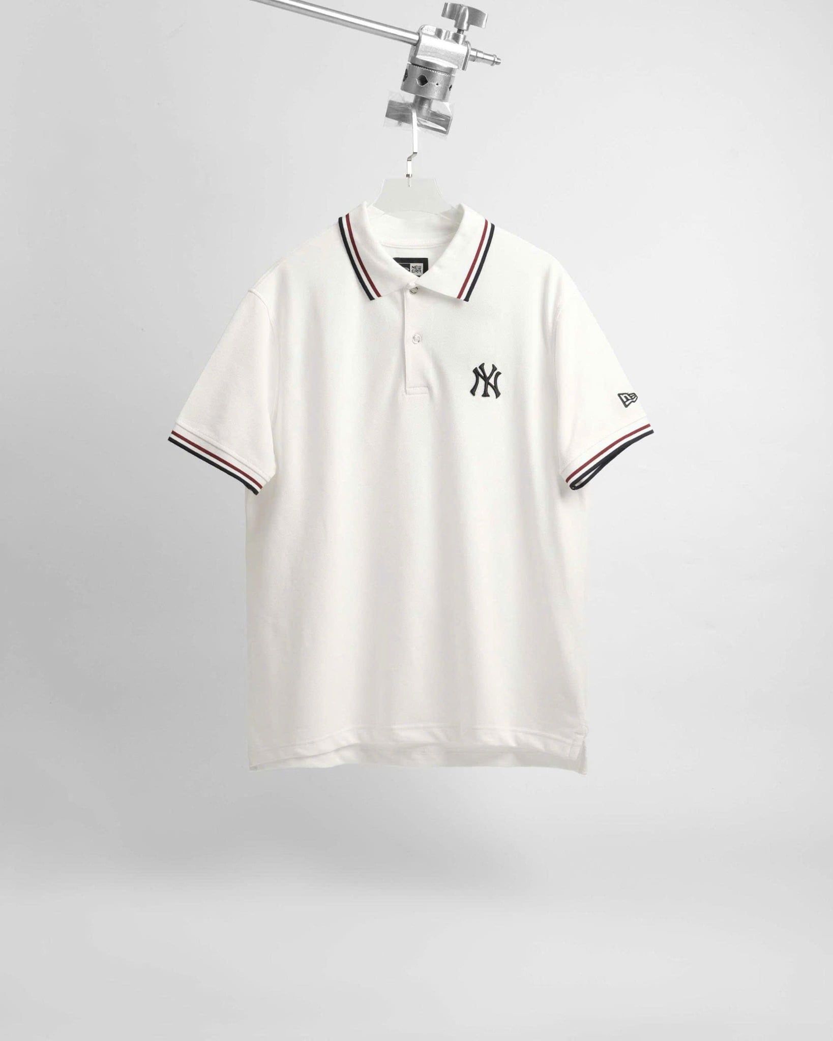  Polo New Era Ny Trắng Cổ Đỏ Navy Hàng Chính Hãng Code: 13622814 