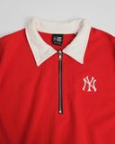  Sweater New Era Half Zip Ny Đỏ Cổ Trắng Code: 90218476 
