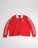  Sweater New Era Half Zip Ny Đỏ Cổ Trắng Code: 90218476 