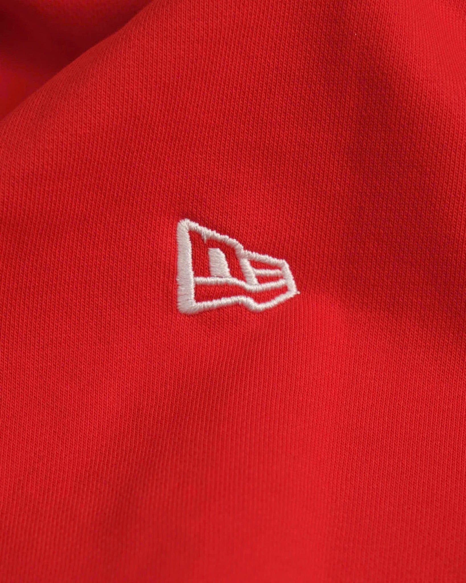  Sweater New Era Half Zip Ny Đỏ Cổ Trắng Code: 90218476 