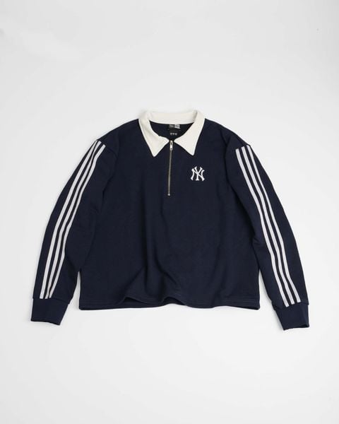  Sweater New Era Half Zip Ny Navy Cổ Trắng Code: 90218477 