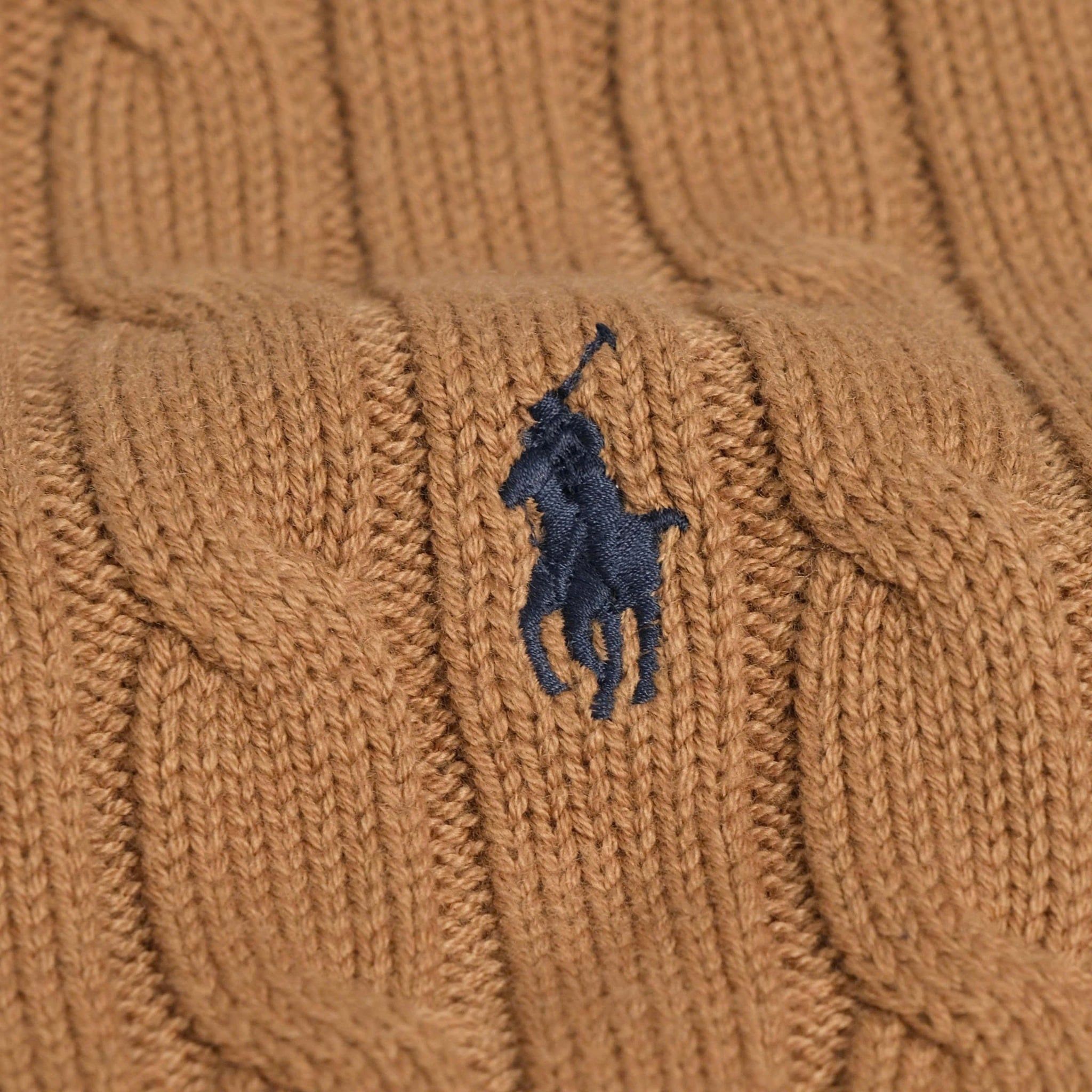  Áo Len Ralph Lauren Nâu Cam Logo Navy - M 