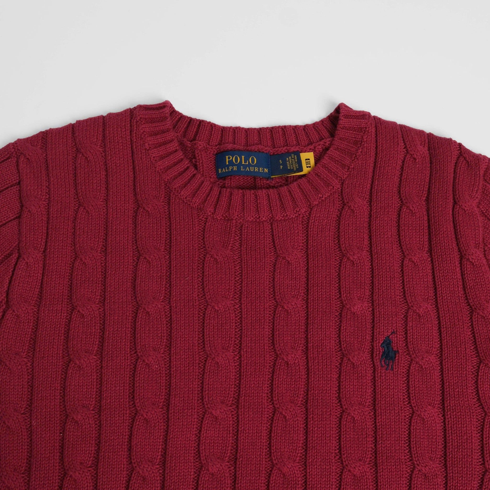  Áo Len Ralph Lauren Hồng Đậm - S 