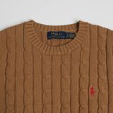  Áo Len Ralph Lauren Nâu Cam Logo Đỏ - S 