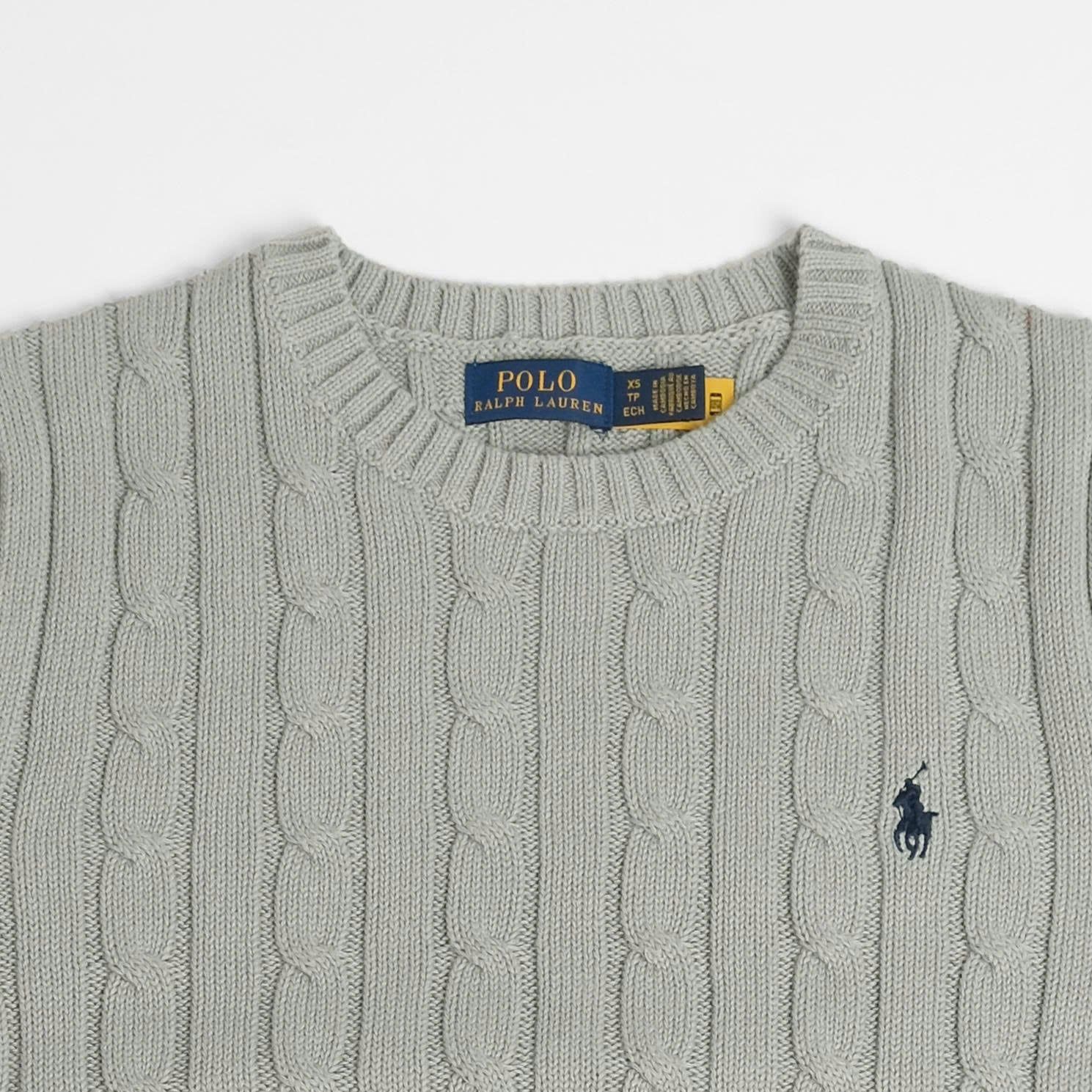  Áo Len Ralph Lauren Xanh Ngọc Logo Navy 