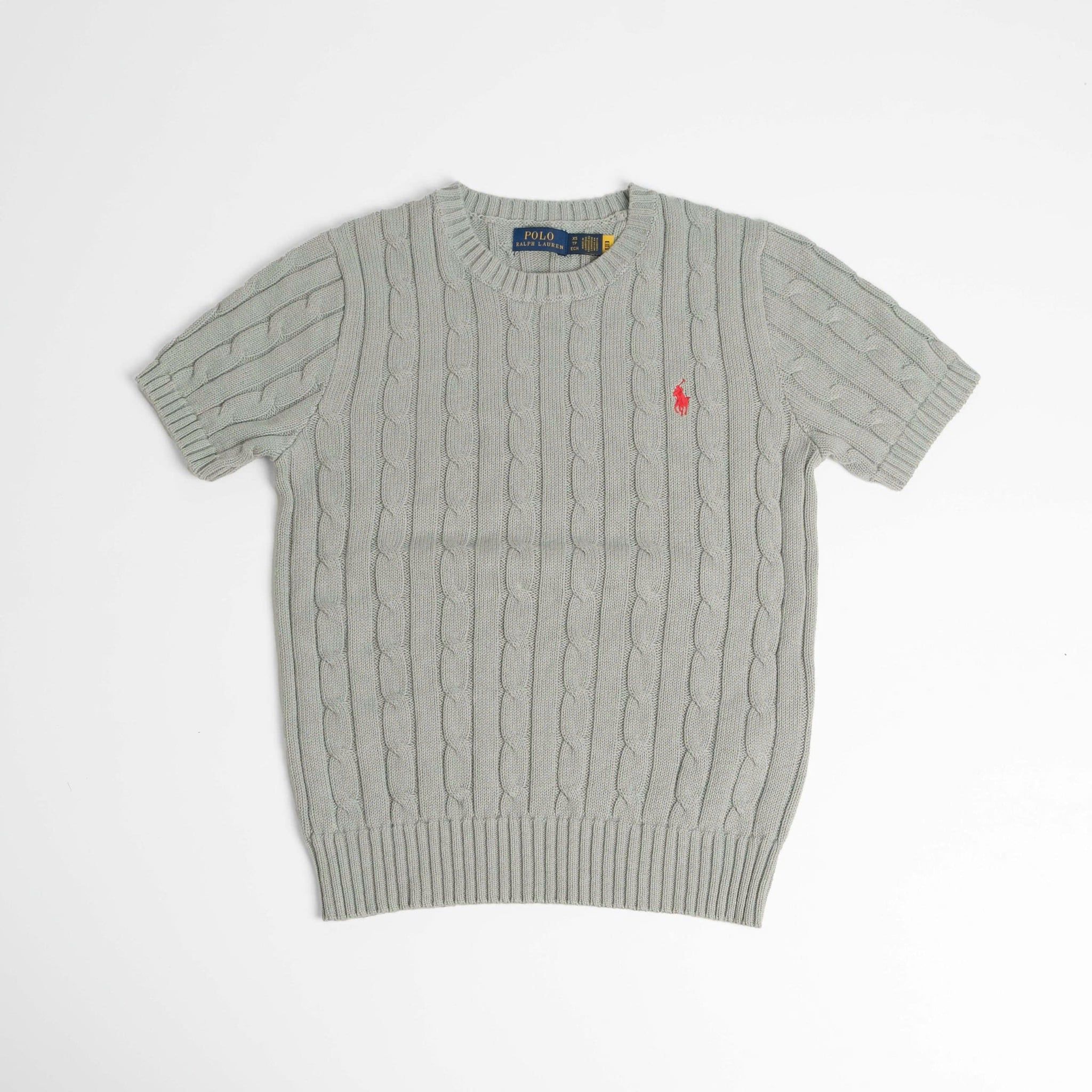  Áo Len Ralph Xanh Ngọc Logo Đỏ 