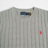  Áo Len Ralph Xanh Ngọc Logo Đỏ 