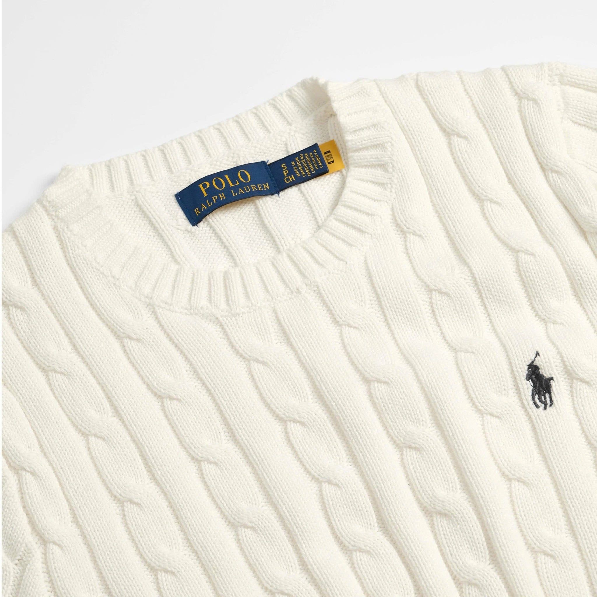  Áo Len Ralph Lauren Trắng 