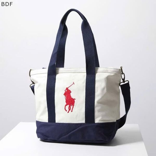  Túi Canvas TOTE UNISEX - Tote Bag - White/Newport Navy Hàng Chính Hãng | Fox Sneaker 