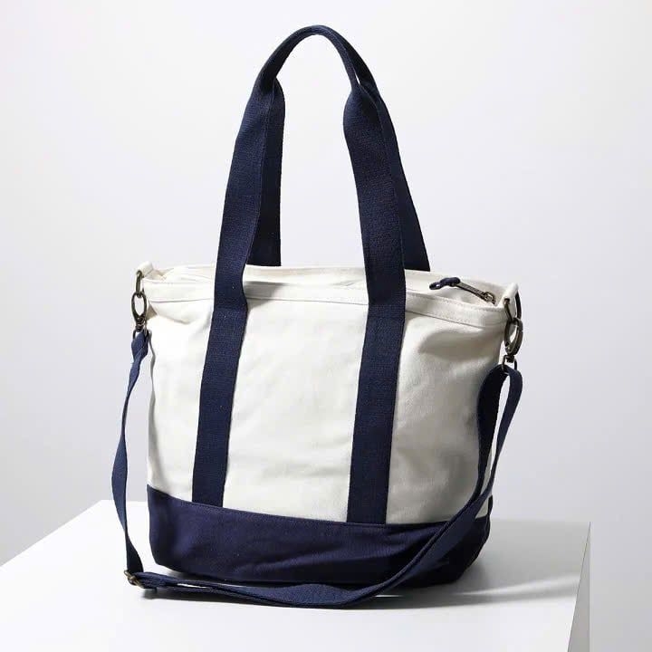  Túi Canvas TOTE UNISEX - Tote Bag - White/Newport Navy Hàng Chính Hãng | Fox Sneaker 