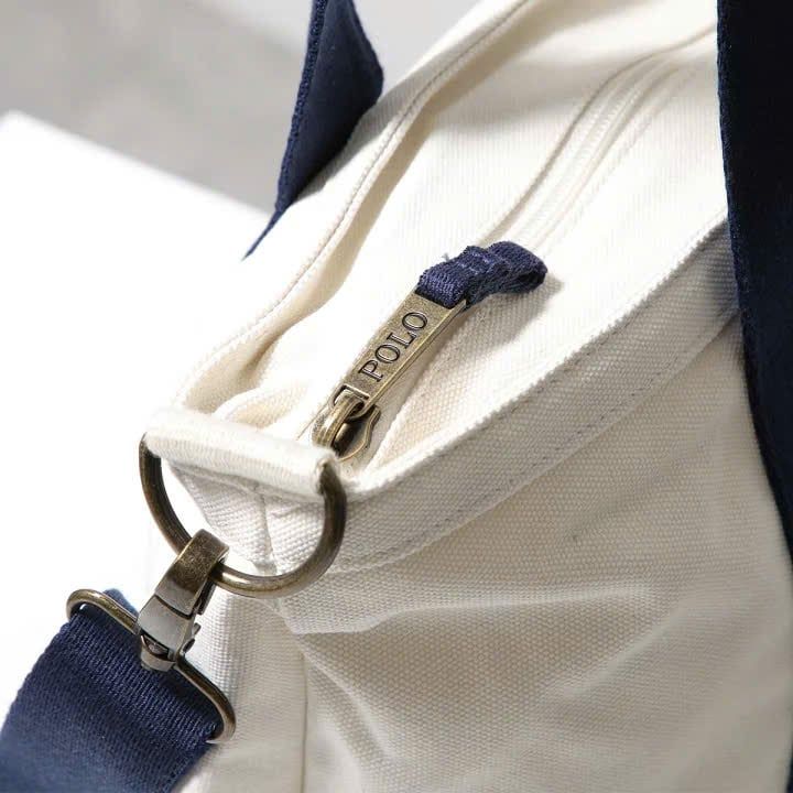  Túi Canvas TOTE UNISEX - Tote Bag - White/Newport Navy Hàng Chính Hãng | Fox Sneaker 