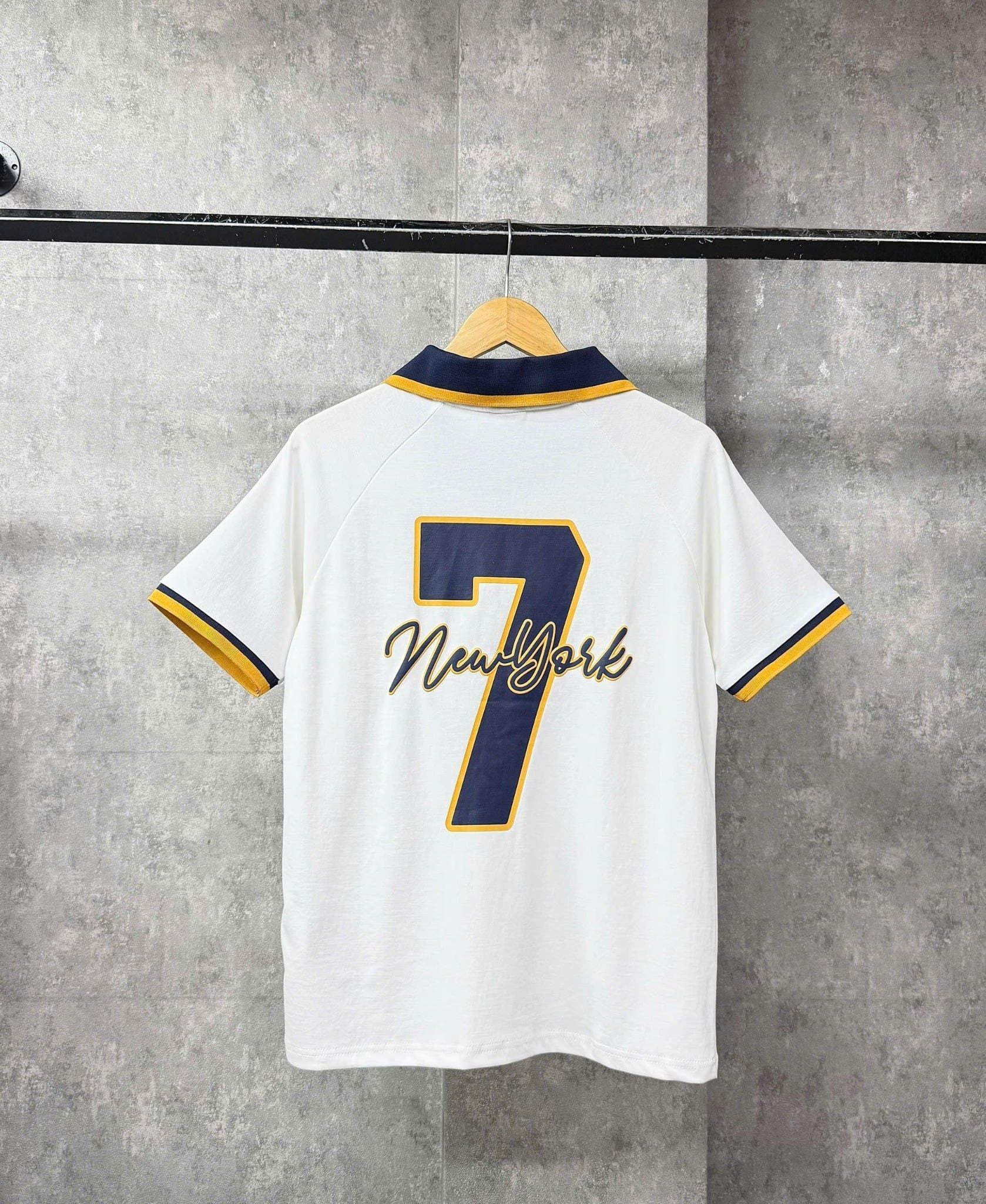  Áo Polo New Era Jersey 7 Trắng Hàng Chính Hãng CODE: 16599860 