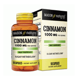  Mason Natural Cinnamon viên uống hỗ trợ cho người tiểu đường 