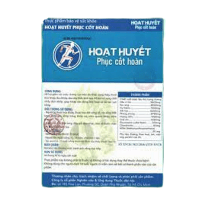  Hoạt Huyết Phục Cốt Hoàn giảm đau nhức xương khớp hiệu quả 