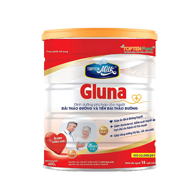  TOPTEN Milk Gluna sữa hỗ trợ sức khỏe tiểu đường hiệu quả 