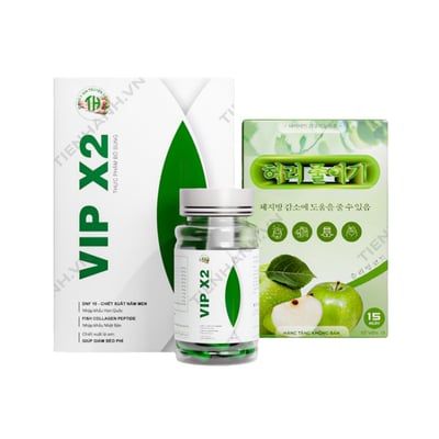  Viên uống Giảm Cân Vip X2 Tiến Hạnh Hộp 30 viên chính hãng 