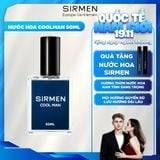  [Chai - 50ml] Nước hoa nam SIRMEN COOL MAN Eau de Parfum cao cấp chai thơm thanh mát, trẻ trung, năng động 