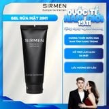  Sữa rửa mặt nam 2 in 1 nguyên liệu tự nhiên SIRMEN Europe Gentlemen cao cấp 100g chiết xuất tự nhiên công nghệ tiên tiến 