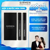  [Hộp 2 chai - 10ml] Nước hoa nam SIRMEN Signature Eau de Parfum Europe Gentlemen cao cấp thơm tự nhiên sang trọng 