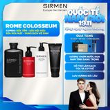  Bộ quà tặng cho nam ROME COLOSSEUM Sữa tắm gội nam - Dầu gội nam - Dung dịch vệ sinh và Sữa rửa mặt nam SIRMEN nguyên liệu tự nhiên Europe Gentlemen 