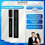  Xịt thơm miệng SIRMEN Europe Mint Cool Spray vị bạc hà thơm mát tự nhiên, công nghệ tiên tiến kéo dài 180 phút chai 10ml 