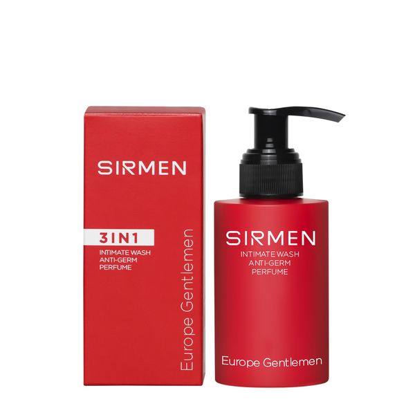  [MEMBER SHIP] Dung dịch vệ sinh nam 3 in 1 SIRMEN Europe Gentlemen hương nước hoa nam tính quyến rũ cao cấp 100g 