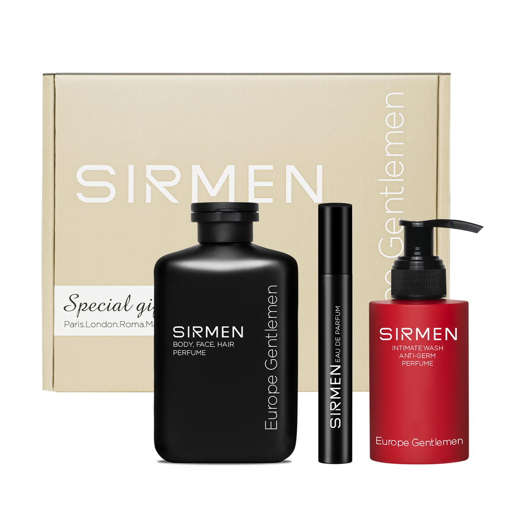  [MEMBER SHIP] Bộ quà tặng cho nam MANCHESTER EUROPE Gồm Sữa tắm 350g, Nước hoa nam 10ml và Dung dịch vệ sinh nam 100g hương nước hoa 