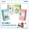 [Đặc biệt] Tủ quần áo Tabi-L 5 tầng, DUY TÂN, 4 hộc lớn 2 nhỏ, ba chú gấu We Bare Bears dễ thương