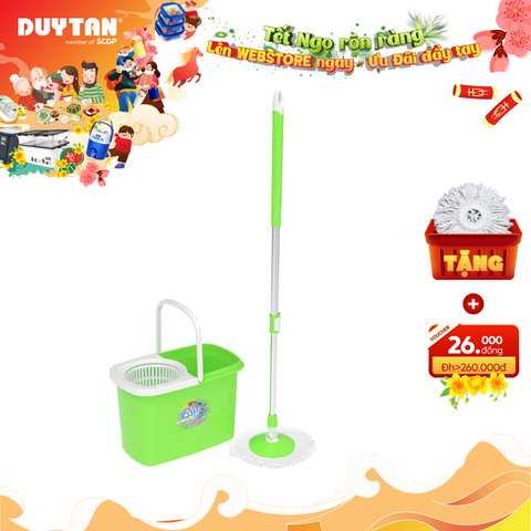 [MUA 1 TẶNG 1] Bộ Lau Nhà 10 Lít Duy Tân