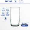 Bộ 6 Ly cốc thủy tinh U Glass 290ml ly lỡ đáy bầu - BUG335