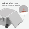 Thùng Đá Có Bàn LUGO MATSU Dung Tích 25L - 35L, Bánh Xe Tiện Lợi, Giữ Lạnh 72h, Tay Kéo Tiện Lợi