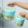 Bình Đá Tròn Minice Duy Tân 1L - 2L, Nhựa PP, PU Cách Nhiệt, Khe Cắm Ống Hút, Quai Xách Tiện Lợi