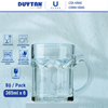 Bộ 6 Ly cốc thủy tinh U Glass 365ml kiểu quai - PUG332