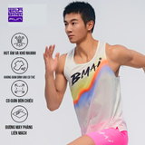  Áo Chạy Bộ Nam BMAI Singlet A+ FRVL001 - DuPont 51g Siêu Nhẹ 