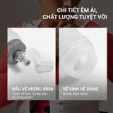  BMAI Bình Nước Mềm Chạy Bộ PRFL001 500ml - Siêu Nhẹ 37g - Chất Liệu TPU Cao Cấp Chống Rò Rỉ, Dùng Cho Vest Chạy Bộ, Marathon, Trail 