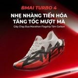 Giày Chạy Bộ BMAI TURBO 4.0 - Giày Chạy Bộ Carbon Racing Cao Cấp - Thế Hệ Mới, Tốc Độ Được Nâng Cấp Toàn Diện 