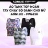  Aonijie Áo ba lỗ chạy bộ Nữ FW6258 - Áo Crop Top Chạy Bộ Nữ Siêu Nhẹ 42g 