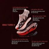  Giày Chạy Bộ BMAI TURBO 4.0 - Giày Chạy Bộ Carbon Racing Cao Cấp - Thế Hệ Mới, Tốc Độ Được Nâng Cấp Toàn Diện 