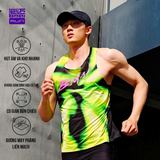  Áo Chạy Bộ Nữ BMAI Singlet A+ FRVL002 - Đen Xanh Lá - DuPont 51g Siêu Nhẹ 