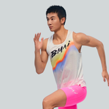  Áo Chạy Bộ Nam BMAI Singlet A+ FRVL001 - DuPont 51g Siêu Nhẹ 