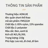  Quần Short leo núi nam AONIJIE chống thấm nước nhanh khô - FM5222 