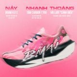  Giày Chạy Bộ BMAI Fly 2 Full Carbon Hồng - BoomFly E, Tấm Carbon T700, Siêu Nhẹ 199g, Marathon Racing 
