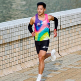  Áo Chạy Bộ Nam BMAI Singlet A+ FRVL001 - DuPont 51g Siêu Nhẹ 