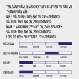  Quần Bó Đùi Chạy Bộ 2 Lớp - BMAI FRSM001 - Nam 2026 