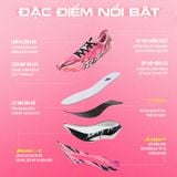  Giày Chạy Bộ BMAI Fly 2 Full Carbon Hồng - BoomFly E, Tấm Carbon T700, Siêu Nhẹ 199g, Marathon Racing 