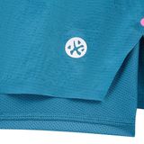  BMAI Quần đùi chạy bộ 2 lớp FRSL003 - Nam - Đen lót vàng 