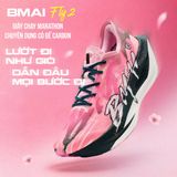  Giày Chạy Bộ BMAI Fly 2 Full Carbon Hồng - BoomFly E, Tấm Carbon T700, Siêu Nhẹ 199g, Marathon Racing 
